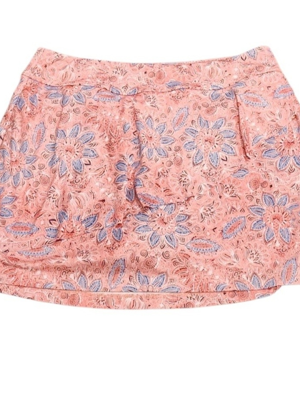 Bundle Greg Norman Collection Floral Circle Skirts in Peach & Light Blue - Picture 8 of 14